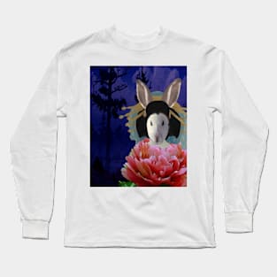 Peony Bunny Long Sleeve T-Shirt